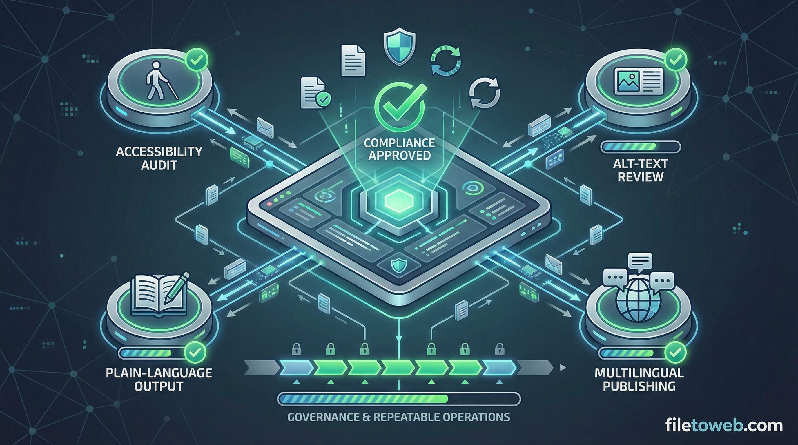 Cover Image for Workflow Hub for Compliance Teams: Standardize Accessibility and Review Flows